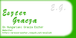 eszter gracza business card